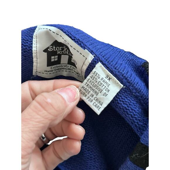 Storybook Knits Women Button Down Halloween Christmas Cardigan Plus Size 3X - Picture 8 of 8